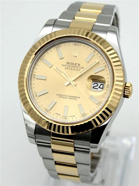 rolex datejust 41 yellow gold